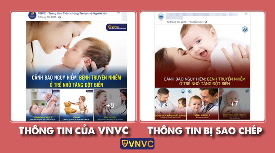 giả mạo thương hiệu vnvc