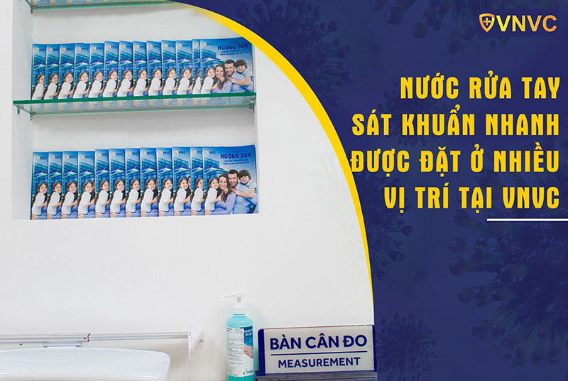 vnvc trang bị dung dịch rửa tay ngừa covid