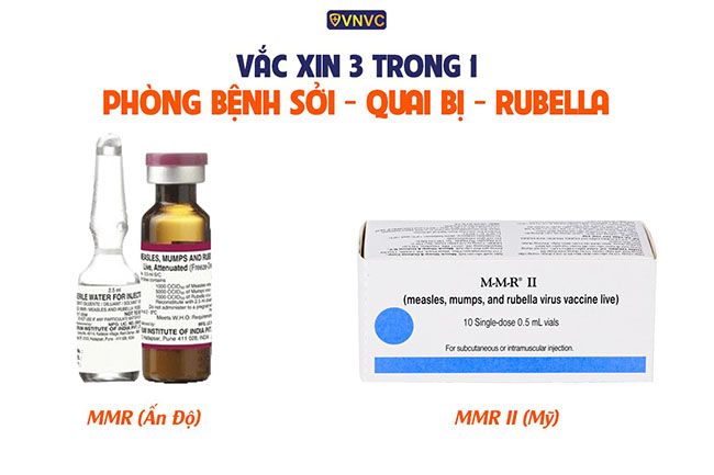vắc xin sởi quai bị rubella