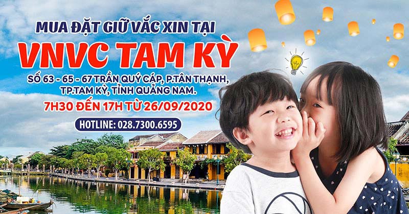 đặt giữ vắc xin vnvc tam kỳ