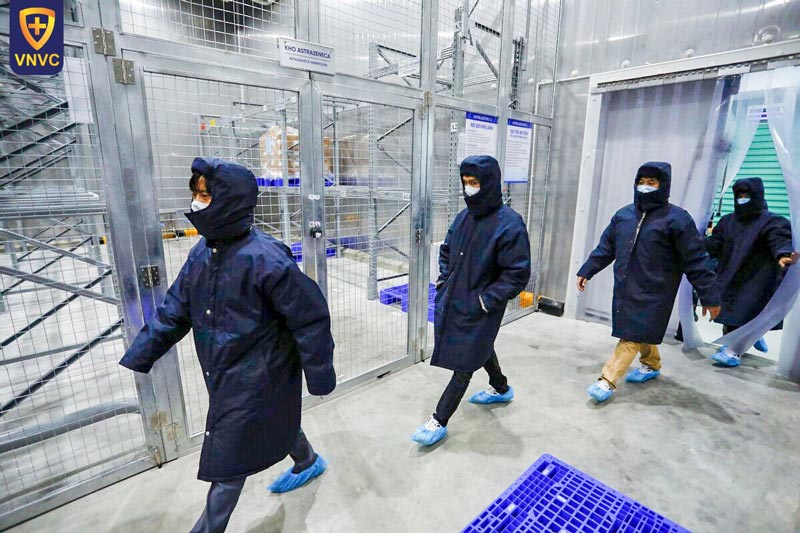 diễn tập vận chuyển vắc xin covid