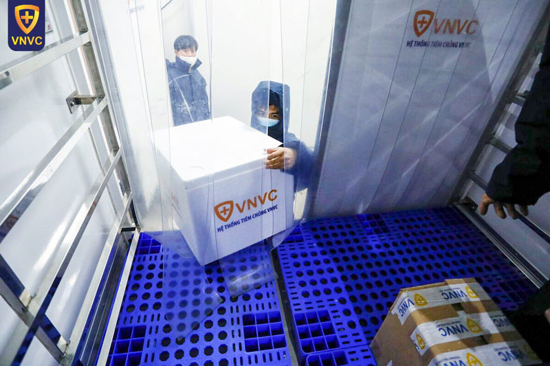 diễn tập vận chuyển vắc xin covid