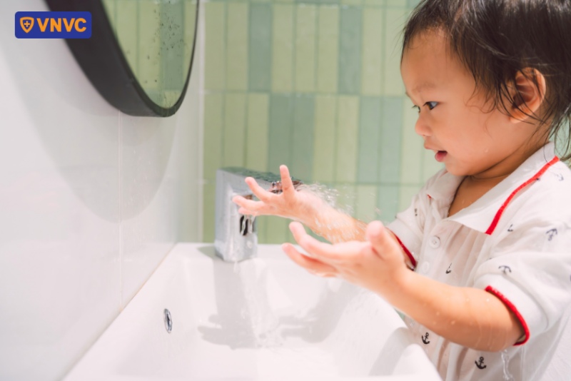 vệ sinh tay thường xuyên