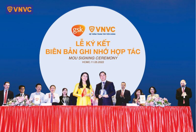 lễ ký kết hợp tác vnvc gsk