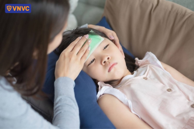 trẻ xuất hiện triệu chứng nặng