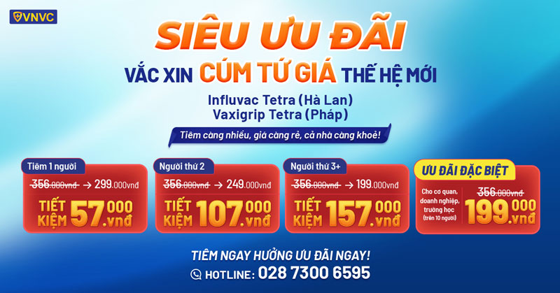 ưu đãi cúm tứ giá