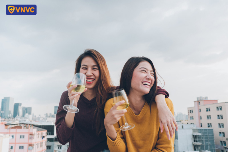 bia rượu khiến phụ nữ chậm kinh