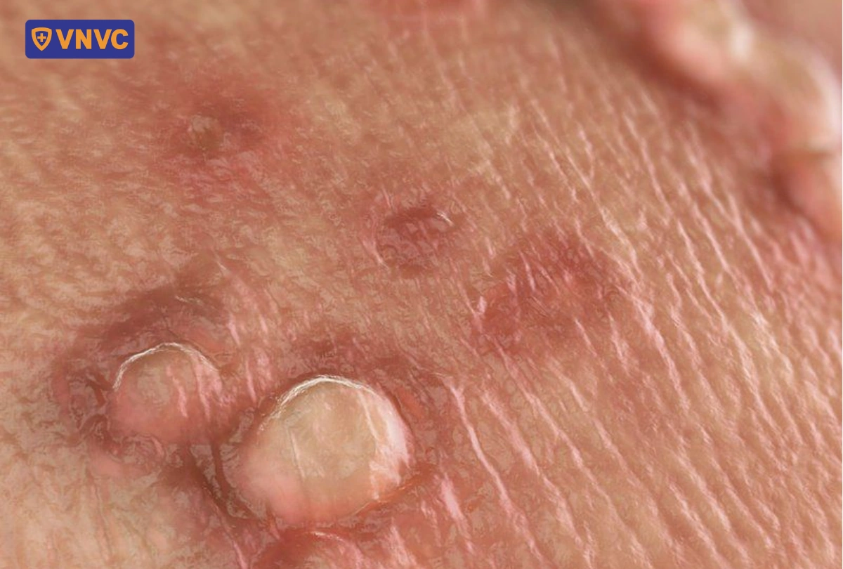 nổi mụn cóc trên da