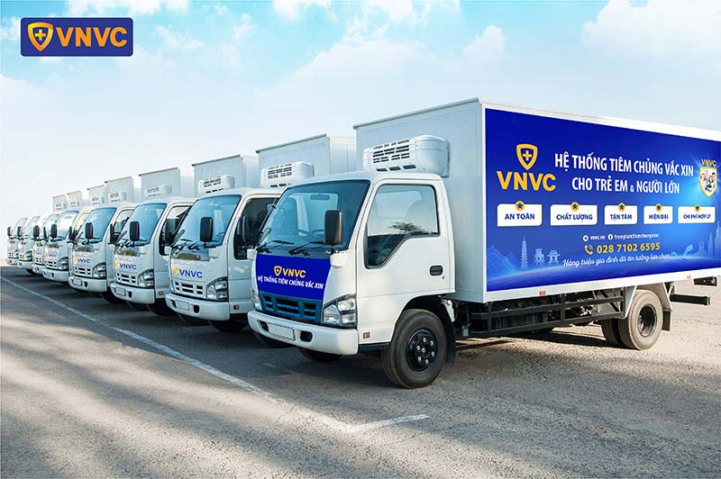 xe lạnh vận chuyển vắc xin