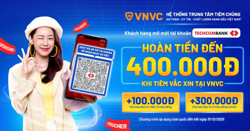 hoàn tiền khi mở tài khoản techcombank