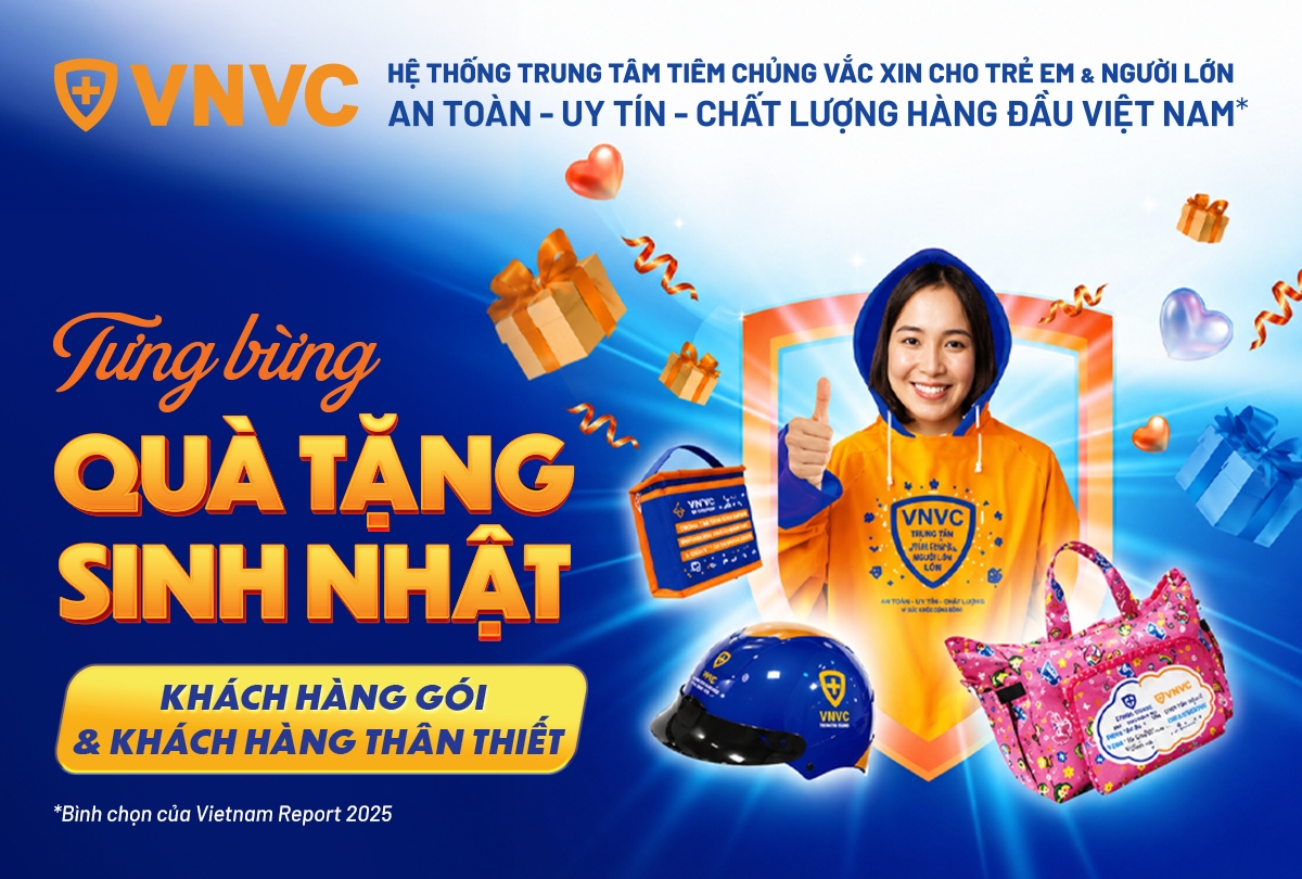 quà tặng sinh nhật tưng bừng