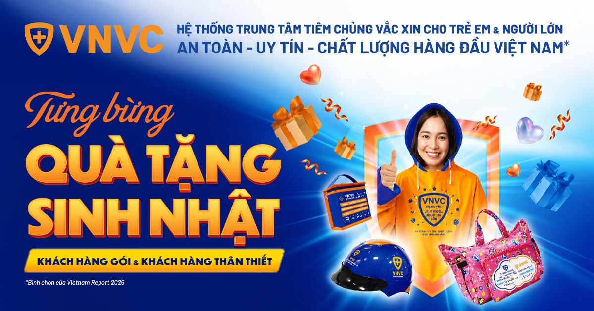 tưng bừng quà tặng sinh nhật cho khách