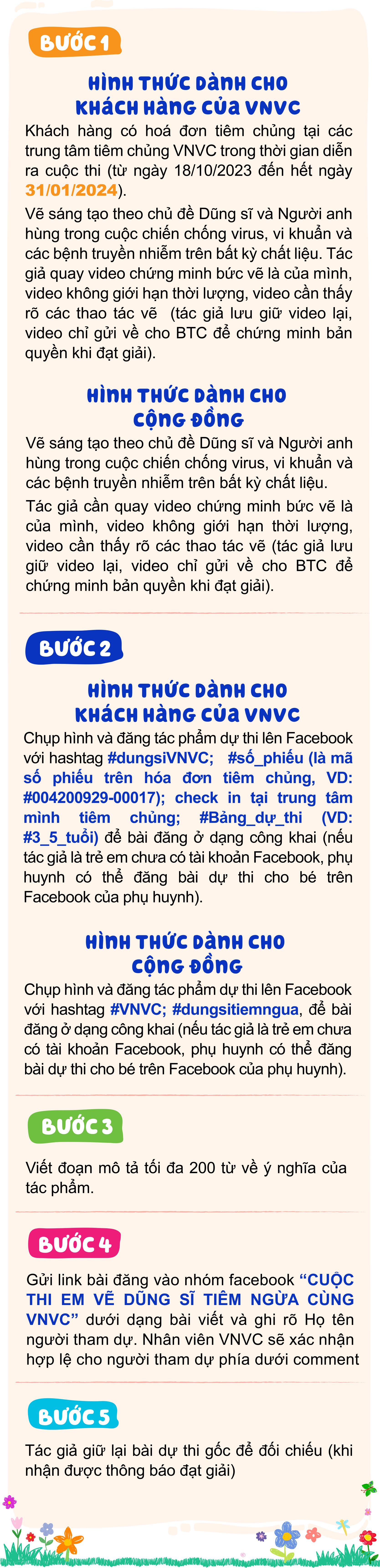 Thể lệ cuộc thi