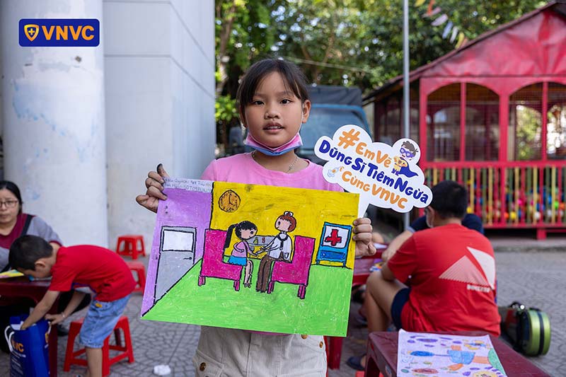Workshop “Em vẽ dũng sĩ tiêm ngừa cùng VNVC”