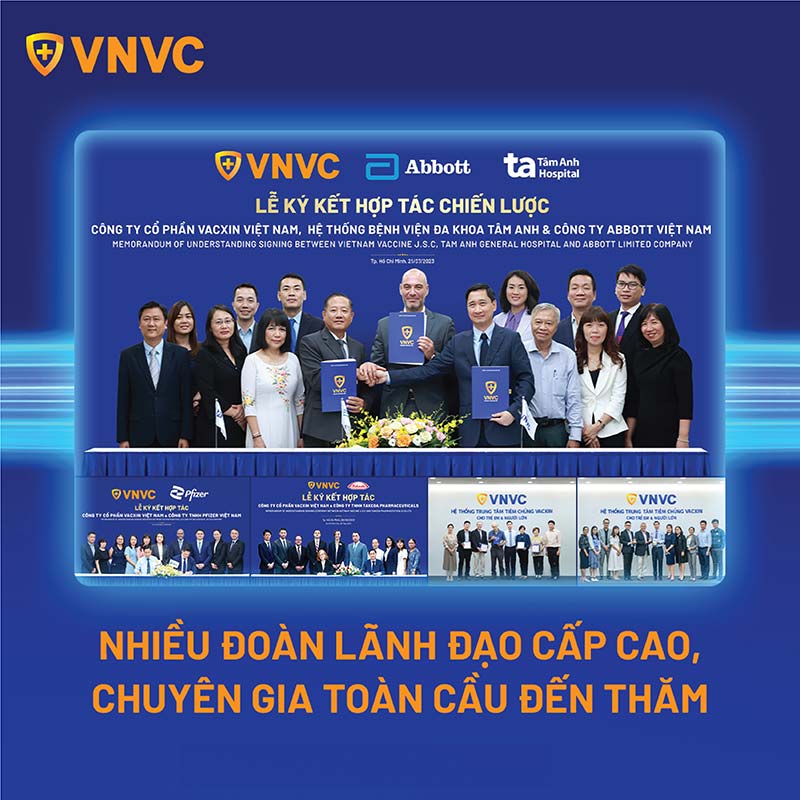 nhiều lãnh đạo cấp cao đến thăm vnvc