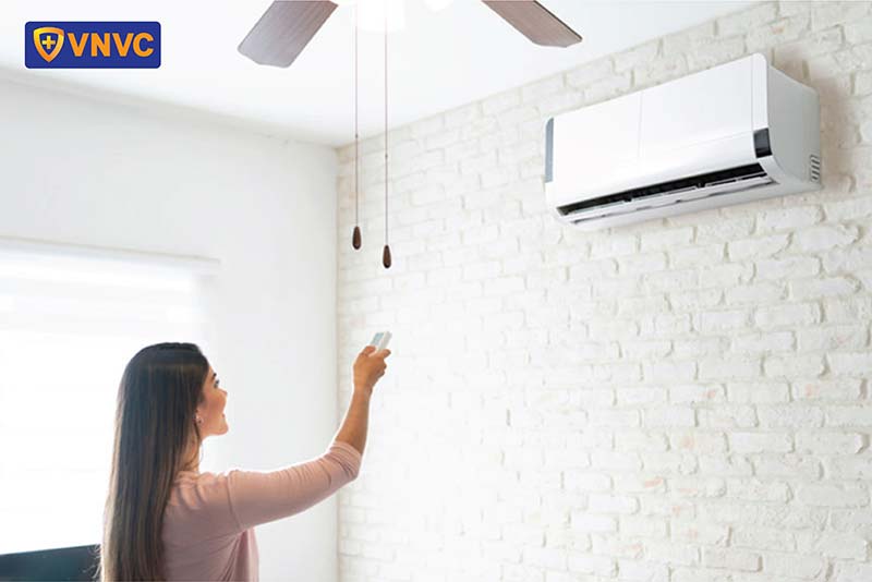 sử dụng máy lạnh