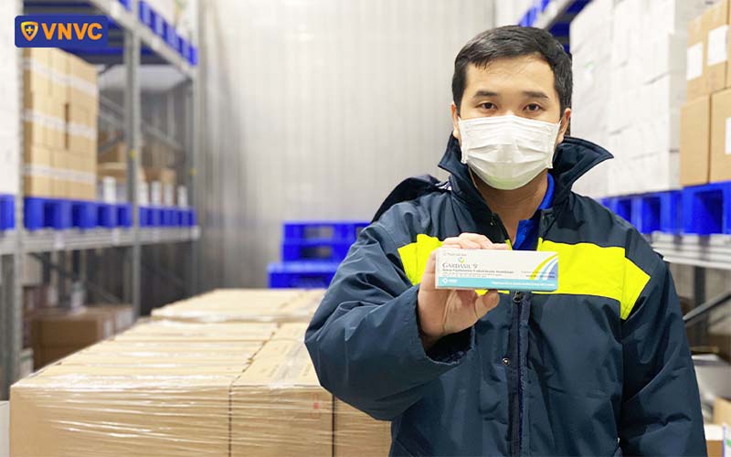 vaccine gardasil trong kho lạnh vnvc