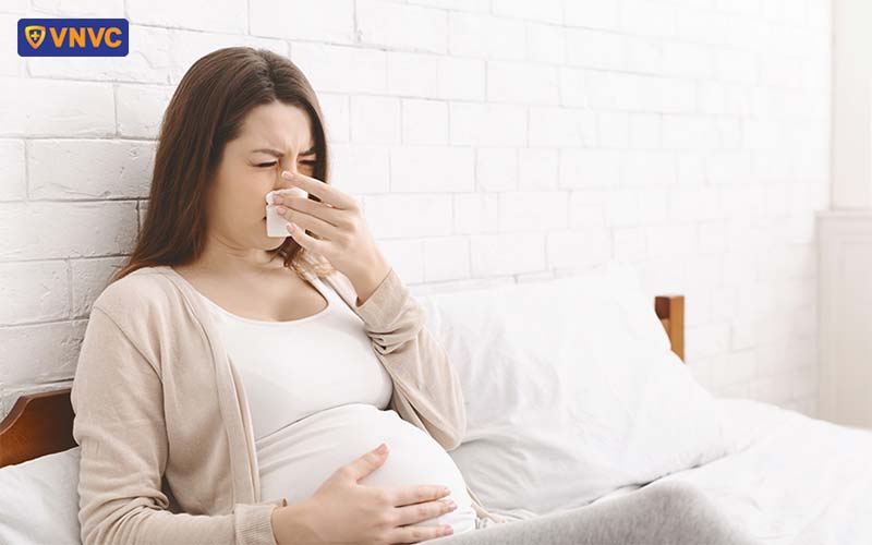 bà bầu mắc bệnh cúm