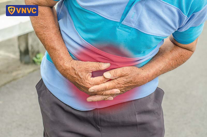 bị bệnh tiêu chảy
