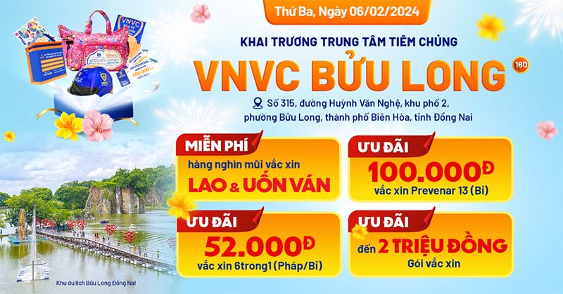 khai trương vnvc bửu long đồng nai
