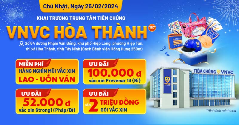 khai trương vnvc hòa thành