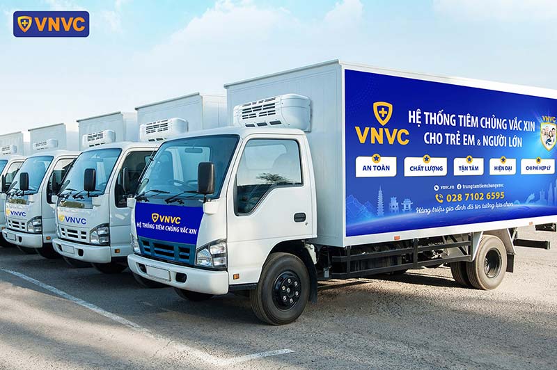 refrigerated vehicles transport vaccines