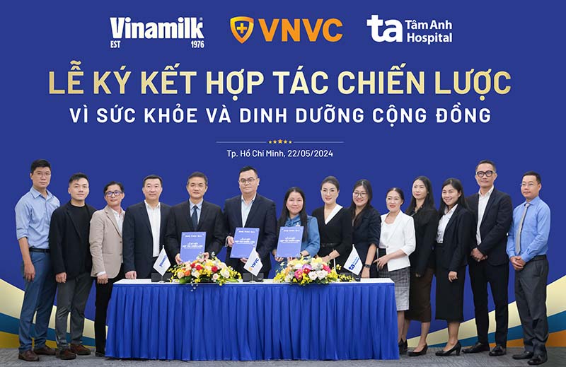 vnvc vinamilk bệnh viện tâm anh ký kết hợp tác chiến lược
