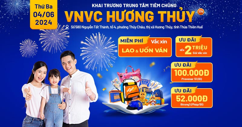 khai trương vnvc hương thủy