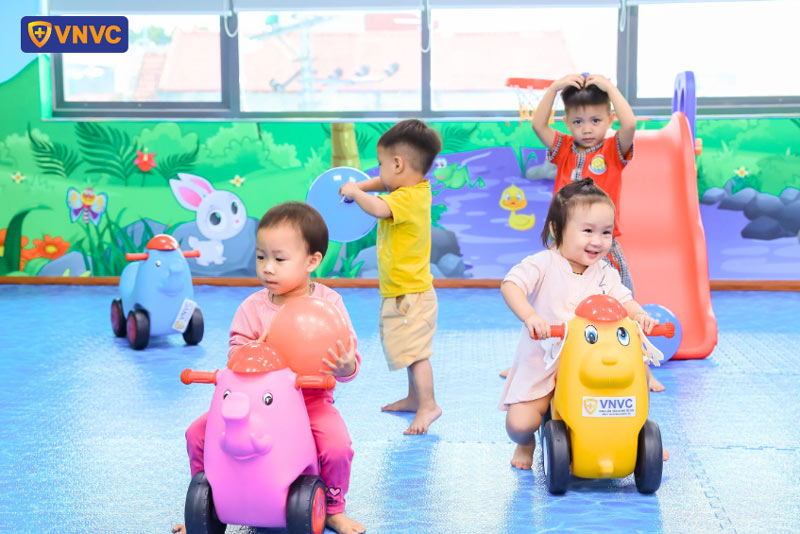 khu vui chơi cho trẻ tại vnvc