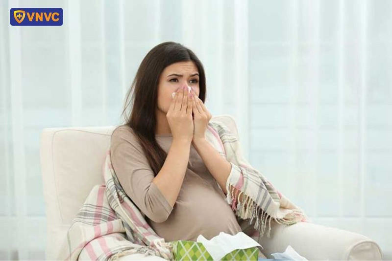 mẹ bầu mắc bệnh cúm