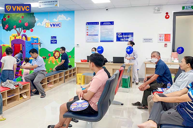 hình ảnh ngày khai trương vnvc sông cầu