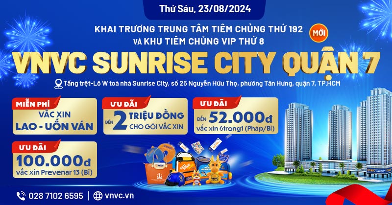 khai trương vnvc sunrise quận 7
