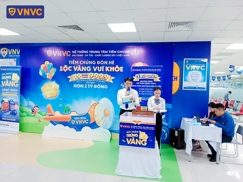 lễ công kế kết quả rút thăm trúng vàng đợt 1