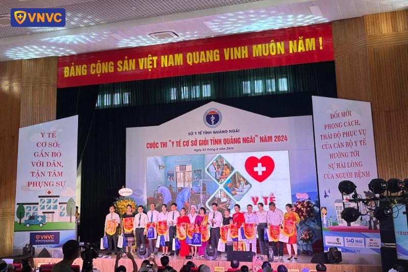 lễ trao giải cuộc thi Y tế cơ sở giỏi tỉnh Quảng Ngãi