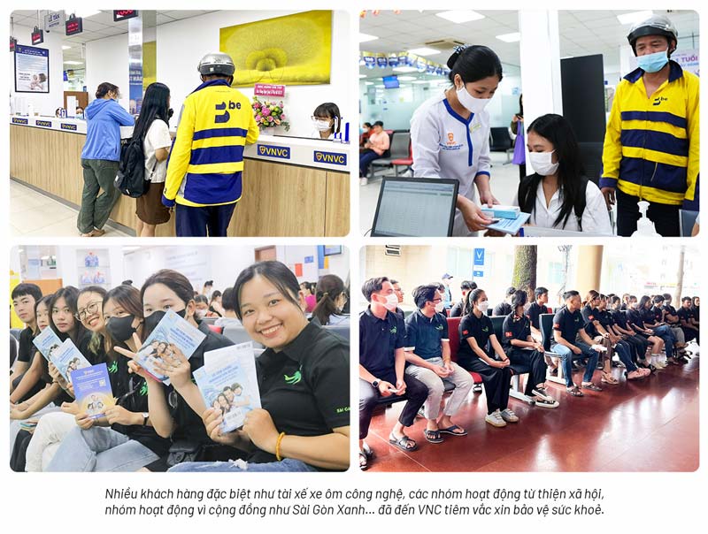 nhóm khách hàng đặc biệt tiêm vắc xin