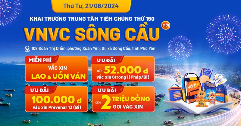khai trương vnvc sông cầu