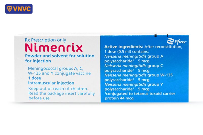 vắc xin não mô cầu nimenrix