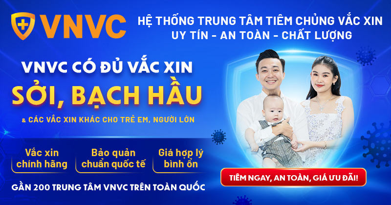 vnvc có đủ vắc xin sởi, bạch hầu
