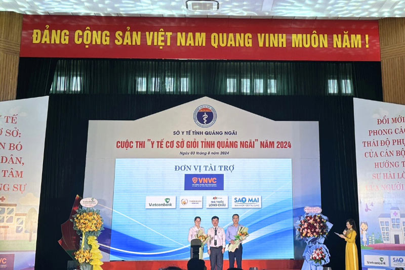 vnvc đồng hành cùng Sở y tế tỉnh Quảng Ngãi