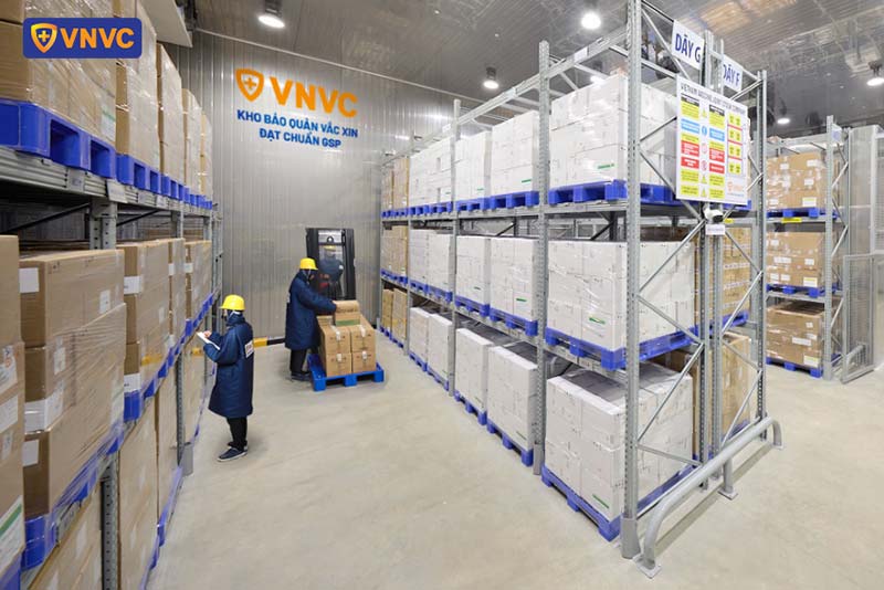 kho bảo quản vắc xin sốt xuất huyết