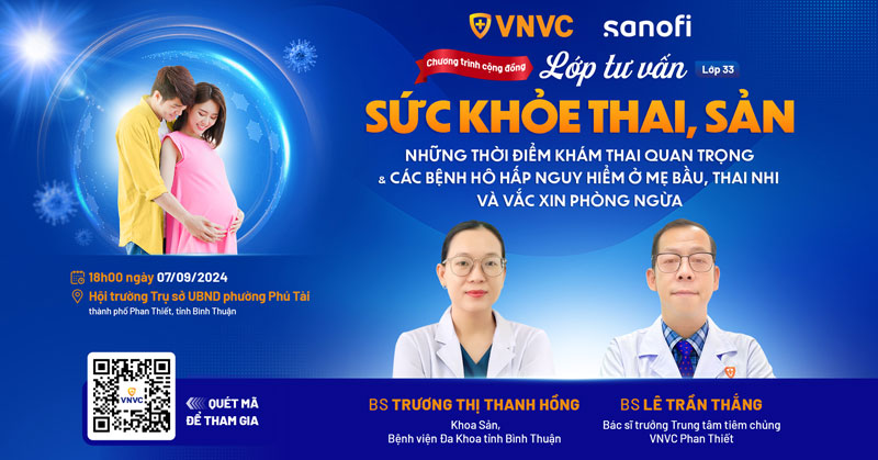 lớp tư vấn sức khỏe thai sản số 33