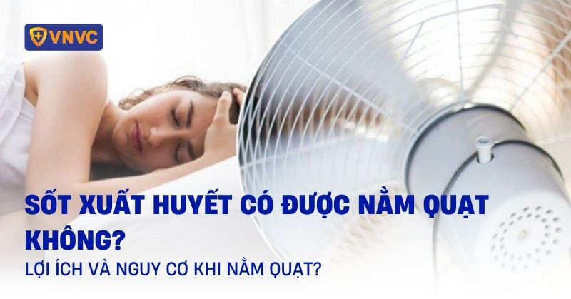 sốt xuất huyết có được nằm quạt không