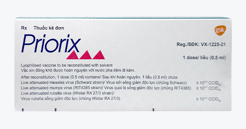 vắc xin priorix