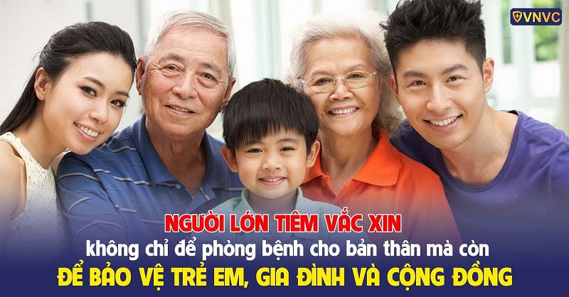Tiêm vắc xin để bảo vệ bản thân và cộng đồng