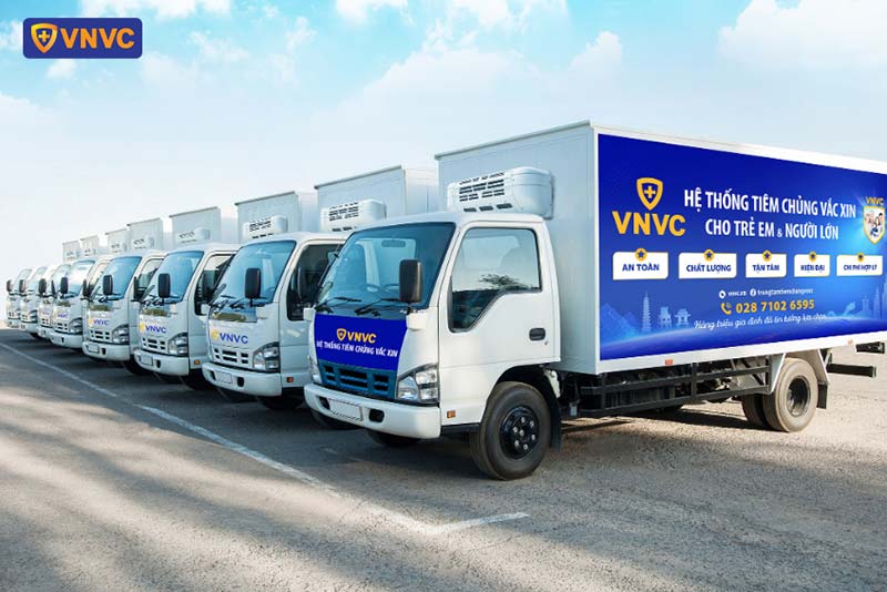 hệ thống xe lạnh của vnvc