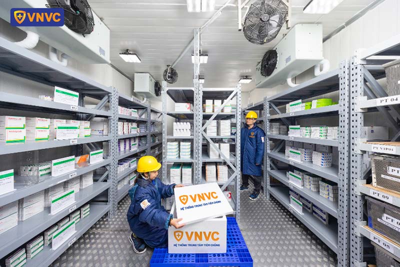 kho bảo quản vắc xin chuẩn