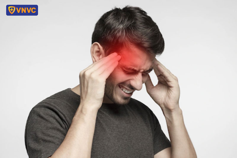 người bị đau đầu