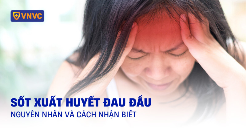 sốt xuất huyết đau đầu