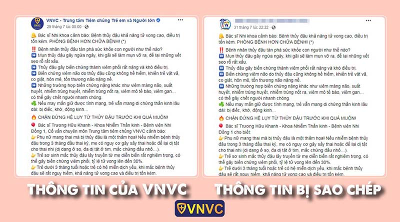giả mạo thương hiệu vnvc