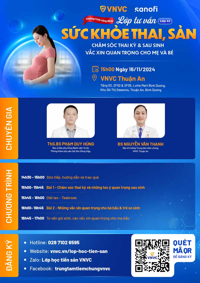 agenda lớpntư vấn sức khỏe thai sản số 42